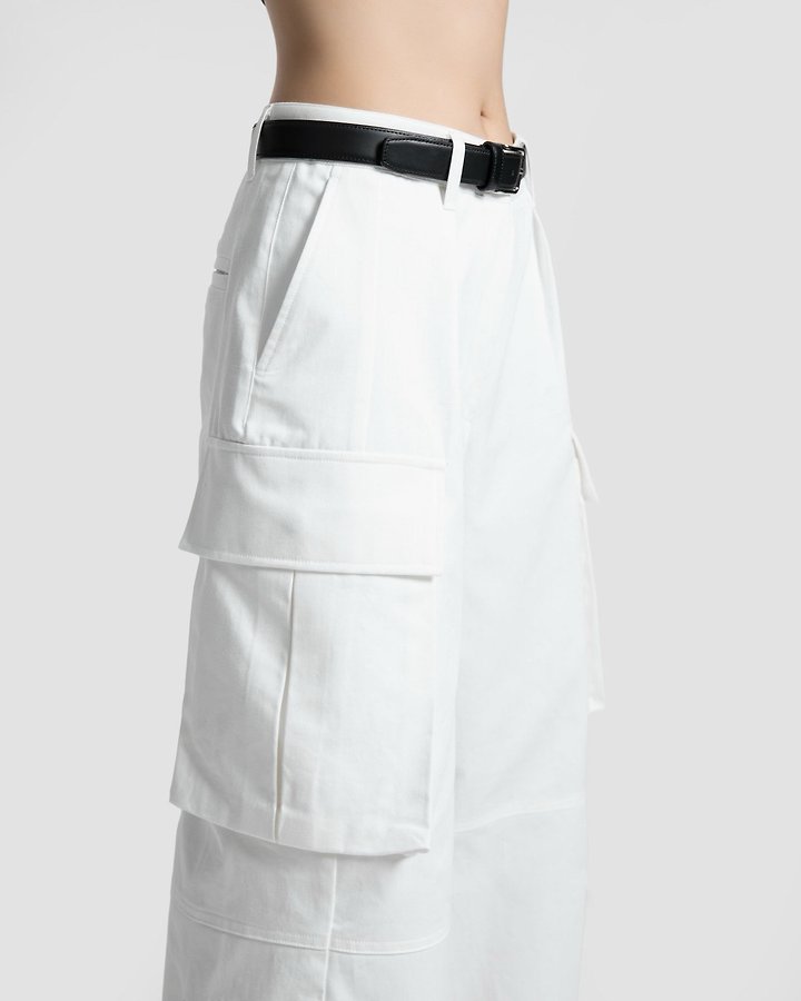Paper Moon - Korean Women Fashion - #momslook - Structured Double Cargo Pants - 5
