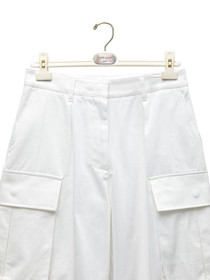 Paper Moon - Korean Women Fashion - #momslook - Structured Double Cargo Pants - 9