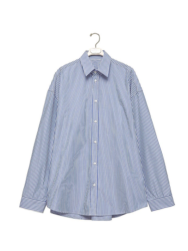 Paper Moon - Korean Women Fashion - #restrostyle - Lounge Stripe Button-Down Shirt - 6