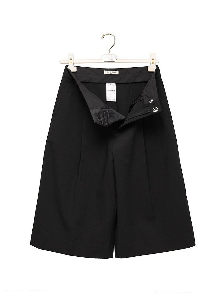 Paper Moon - Korean Women Fashion - #restrostyle - Classic Wide-Fit Bermuda Trousers - 10