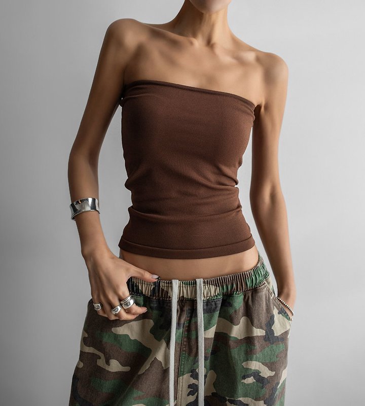 Paper Moon - Korean Women Fashion - #romanticstyle - Slim Tube Knit Top