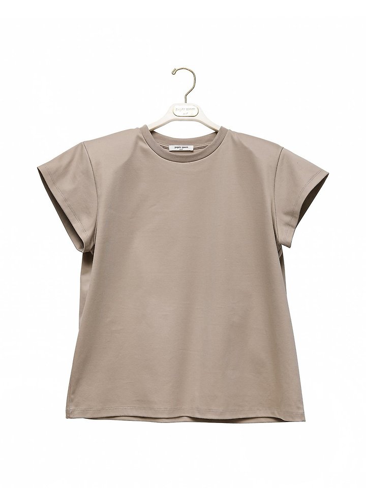 Paper Moon - Korean Women Fashion - #shopsmall - Padded Shoulder Wing Sleeve Tee - 6