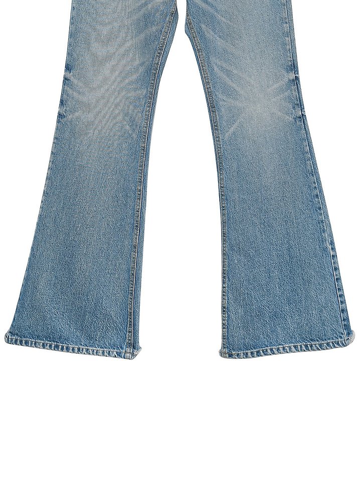 Paper Moon - Korean Women Fashion - #thatsdarling - Classic Flare Blue Denim Jeans - 9