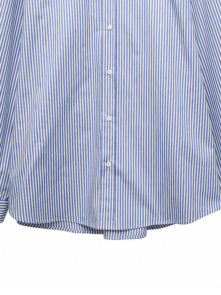 Paper Moon - Korean Women Fashion - #thelittlethings - Lounge Stripe Button-Down Shirt - 10