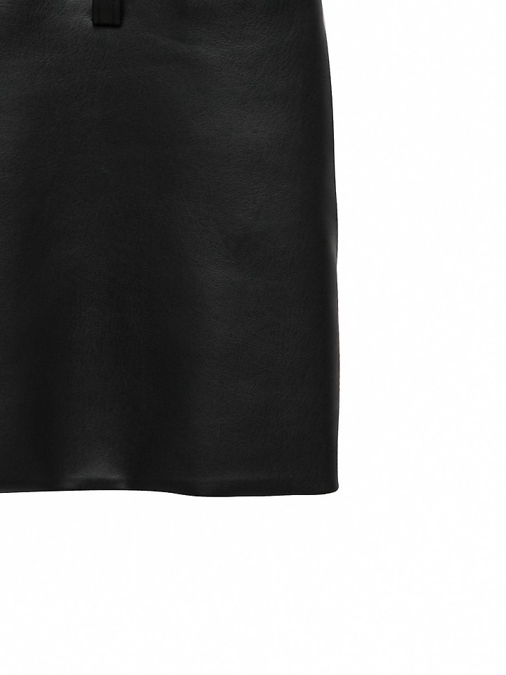 Paper Moon - Korean Women Fashion - #thelittlethings - Double Low-Waist Vegan Mini Skirt - 11