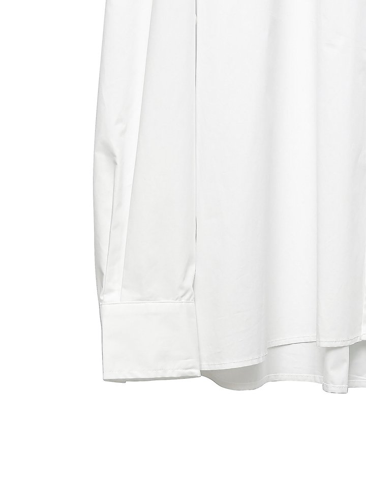 Paper Moon - Korean Women Fashion - #vintageinspired - Oversized Wrap Draped Shirt - 11