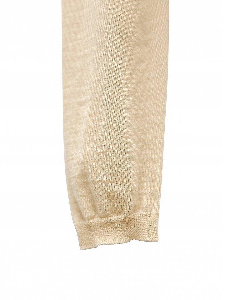 Paper Moon - Korean Women Fashion - #vintageinspired - Wool-Silk Deep V-Neck Long Sleeve Knit Top - 12
