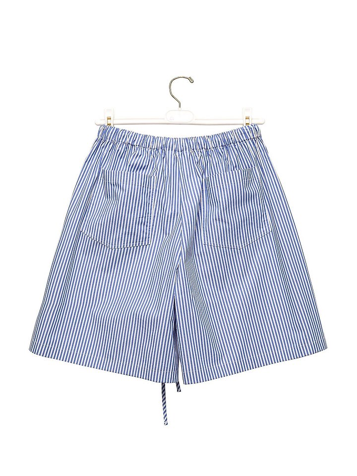Paper Moon - Korean Women Fashion - #vintagekidsstyle - Lounge Stripe Bermuda Shorts - 5