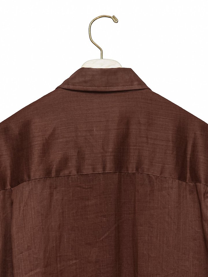 Paper Moon - Korean Women Fashion - #womensfashion - Vivid Oversized Linen Button-Down Shirt - 12