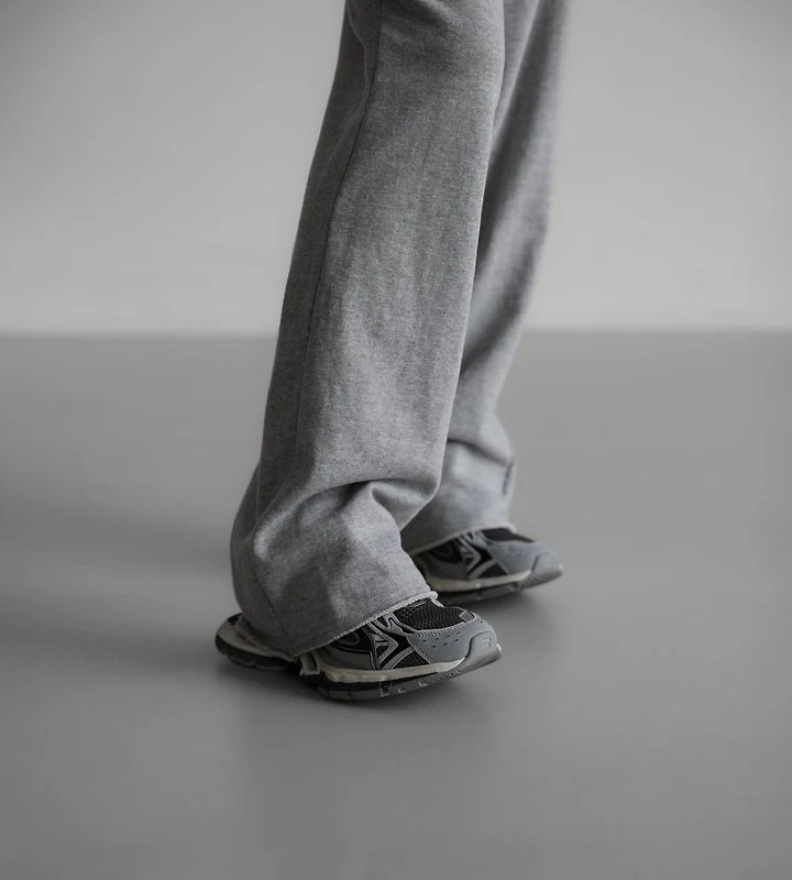 Paper Moon - Korean Women Fashion - #womensfashion - Cut-Detail Wide Sweat Trousers - 5