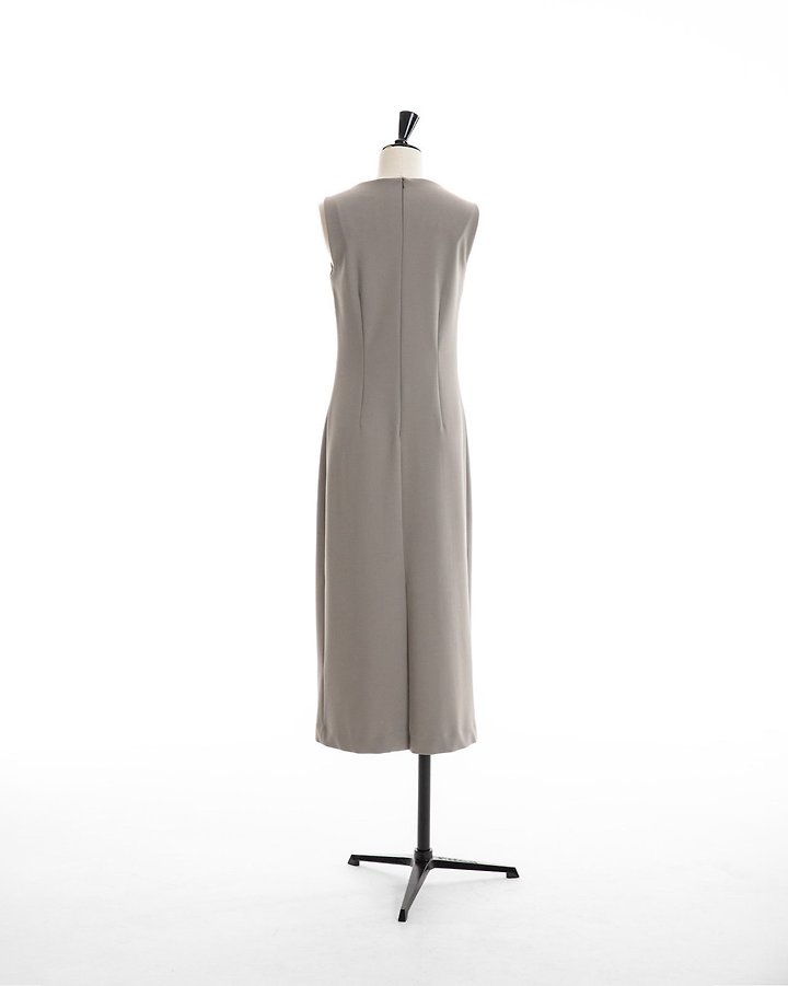 Paper Moon - Korean Women Fashion - #womensfashion - Crepe Pencil-Line Midi Sleeveless Kelly One-piece - 8