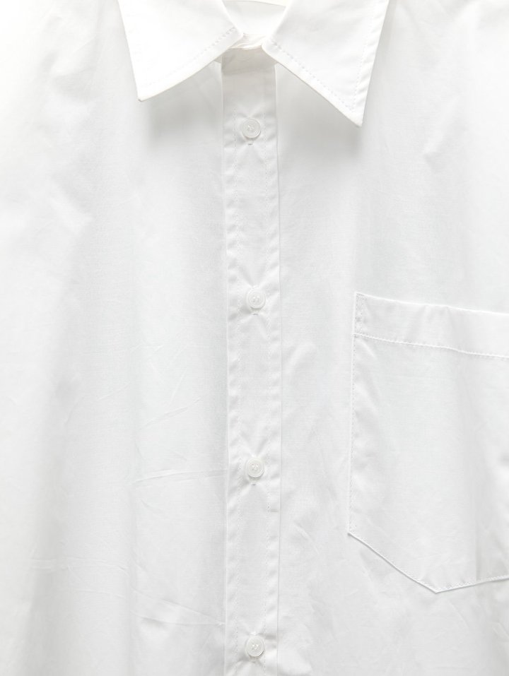 Paper Moon - Korean Women Fashion - #womensfashion - Oversized Wrap Draped Shirt - 10