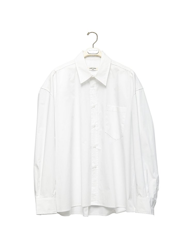 Paper Moon - Korean Women Fashion - #womensfashion - Oversized Wrap Draped Shirt - 6