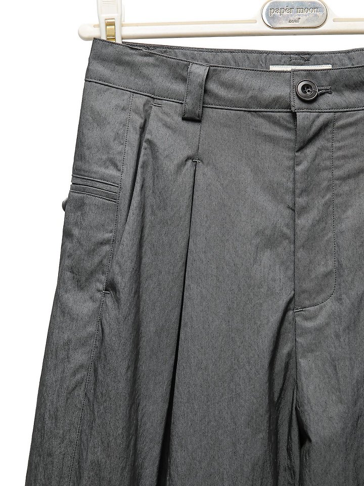 Paper Moon - Korean Women Fashion - #womensfashion - Double-Pleated Belted Wide Trousers - 12