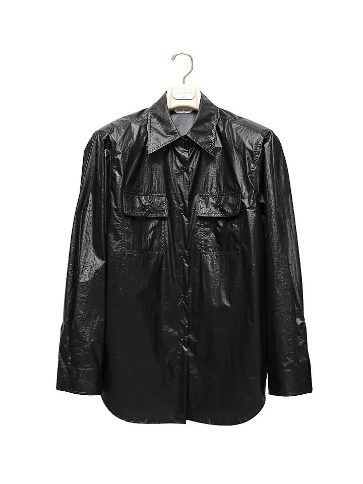 Paper Moon - Korean Women Fashion - #womensfashion - Nylon Summer Utility Pocket Shirt - 6