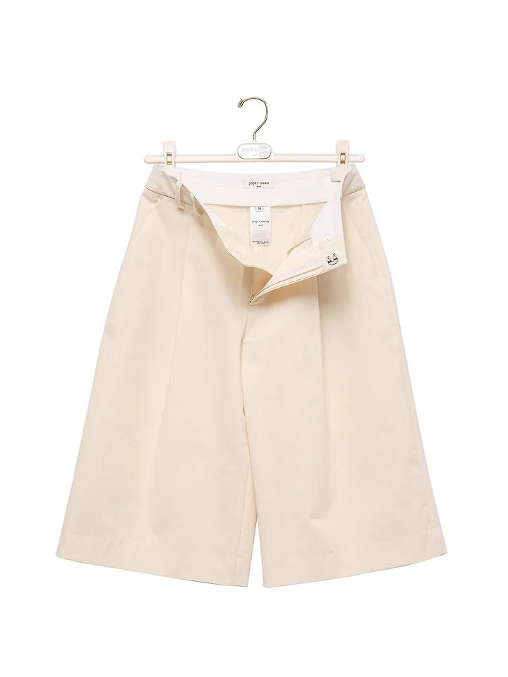 Paper Moon - Korean Women Fashion - #womensfashion - Classic Wide-Fit Bermuda Trousers - 10