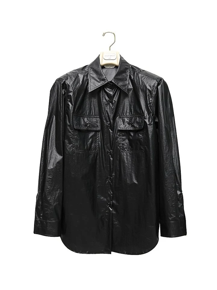 Paper Moon - Korean Women Fashion - #womensfashion - Nylon Summer Utility Pocket Shirt - 9