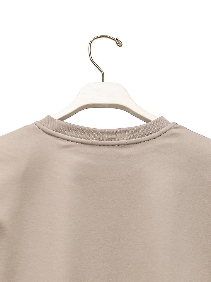 Paper Moon - Korean Women Fashion - #womensfashion - Padded Shoulder Wing Sleeve Tee - 12