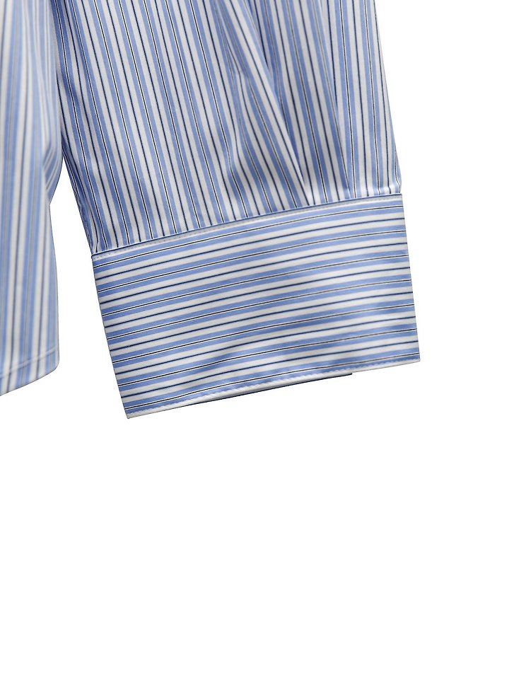Paper Moon - Korean Women Fashion - #womensfashion - Boyfriend-Fit Oversized Striped Button-Down Shirt - 10