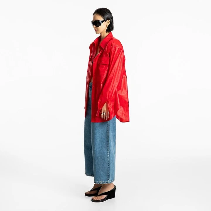 Paper Moon - Korean Women Fashion - #womensfashion - Nylon Summer Utility Pocket Shirt - 3