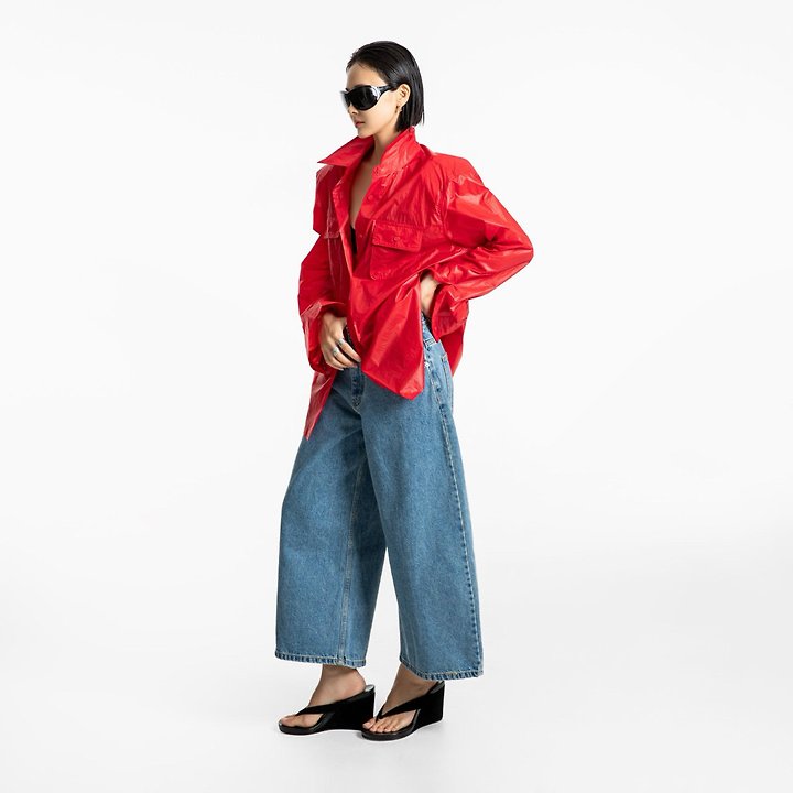 Paper Moon - Korean Women Fashion - #womensfashion - Nylon Summer Utility Pocket Shirt - 7