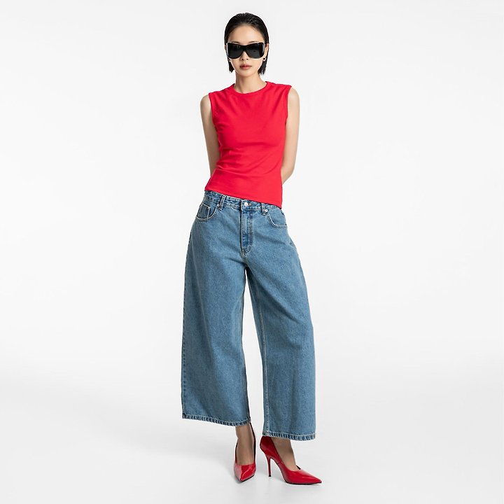 Paper Moon - Korean Women Fashion - #womensfashion - Classic Slim Sleeveless Top - 5