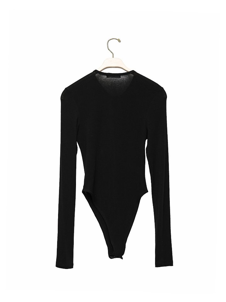 Paper Moon - Korean Women Fashion - #womensfashion - Ring Snap Button Detail Bodysuit - 6