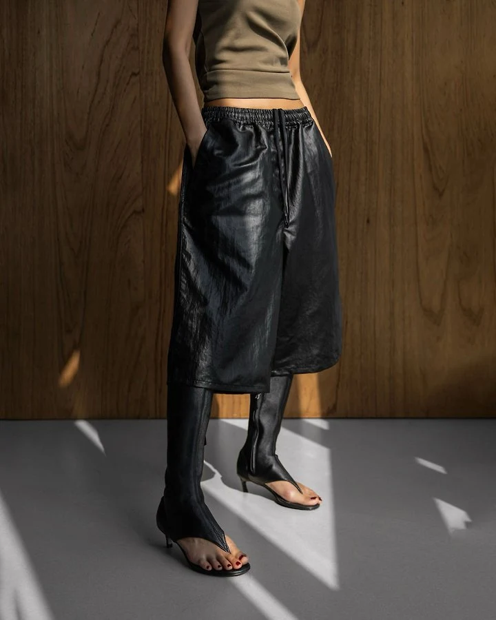 Paper Moon - Korean Women Fashion - #womensfashion - Tech Bermuda Shorts - 5