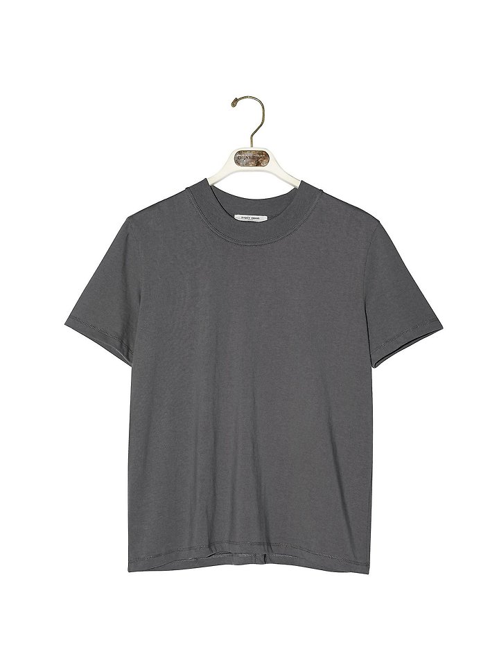 Paper Moon - Korean Women Fashion - #womensfashion - Crew Neck Slim Tee - 11