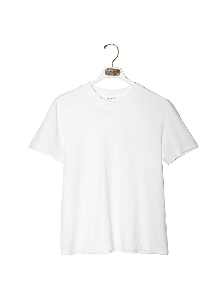 Paper Moon - Korean Women Fashion - #womensfashion - Crew Neck Slim Tee - 7