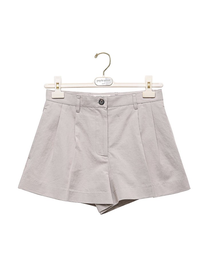 Paper Moon - Korean Women Fashion - #womensfashion - Washed Linen Chino Shorts - 11