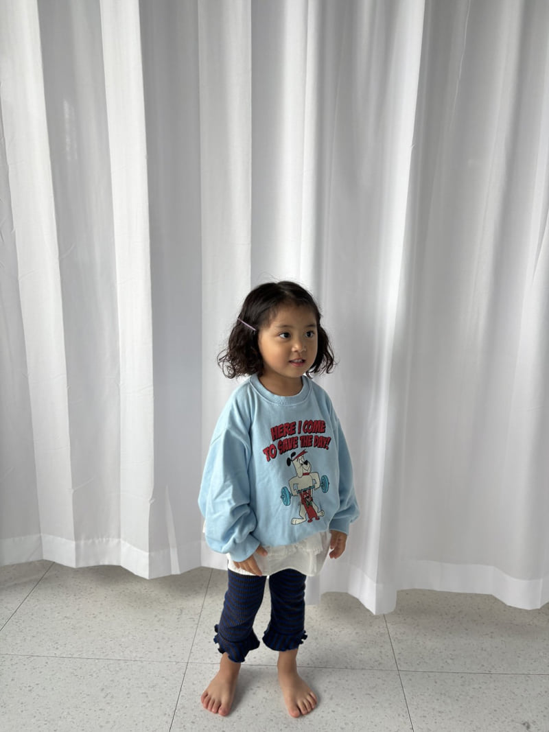 Pepper - Korean Children Fashion - #Kfashion4kids - Dumbbell Sweatshirt - 6