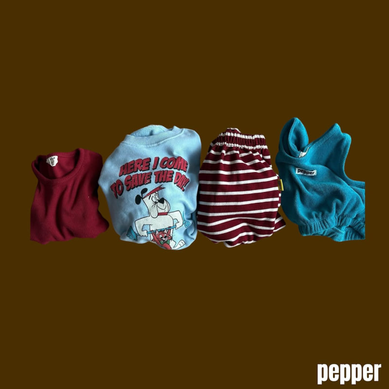 Pepper - Korean Children Fashion - #Kfashion4kids - Dumbbell Sweatshirt (Adult) - 5