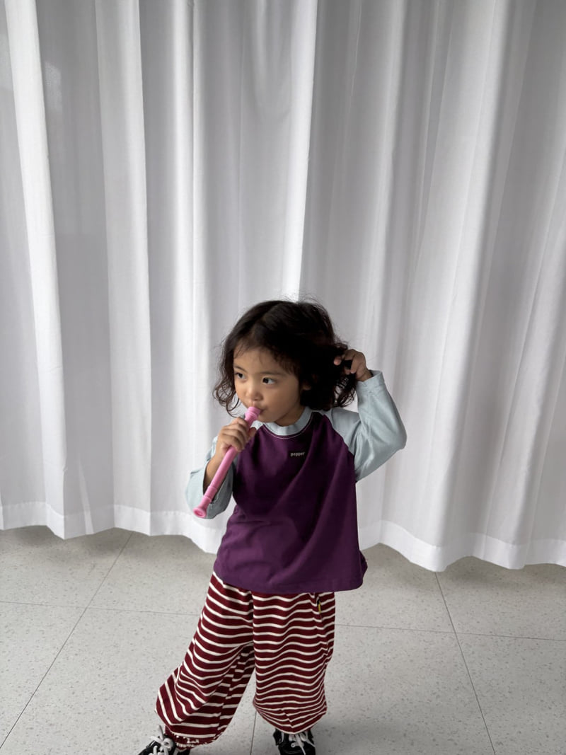 Pepper - Korean Children Fashion - #kidzfashiontrend - Salty Raglan Tee - 4