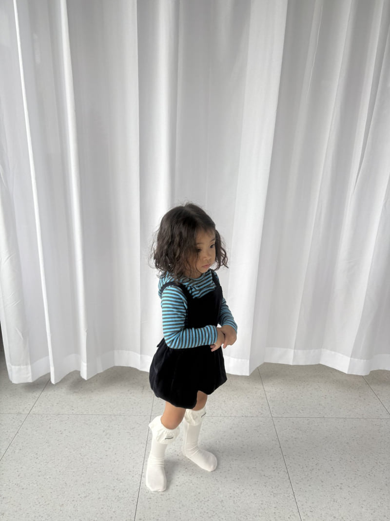 Pepper - Korean Children Fashion - #Kfashion4kids - Corduroy Short Overalls - 3