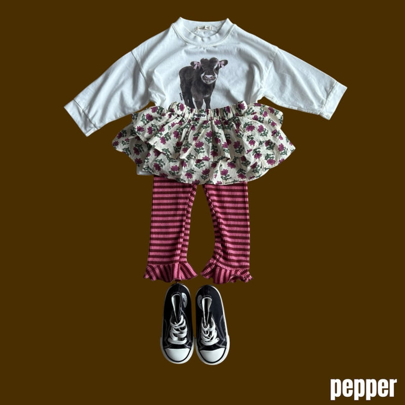 Pepper - Korean Children Fashion - #childofig - Calf Tee - 11