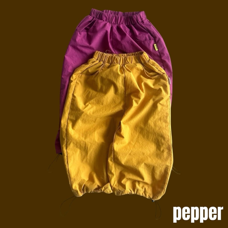 Pepper - Korean Children Fashion - #childofig - Curry String Pants