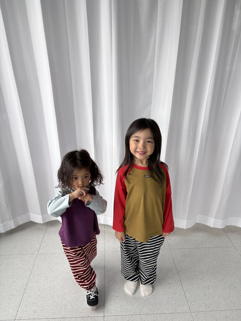 Pepper - Korean Children Fashion - #childofig - Chacha Striped Jogger Pants - 7