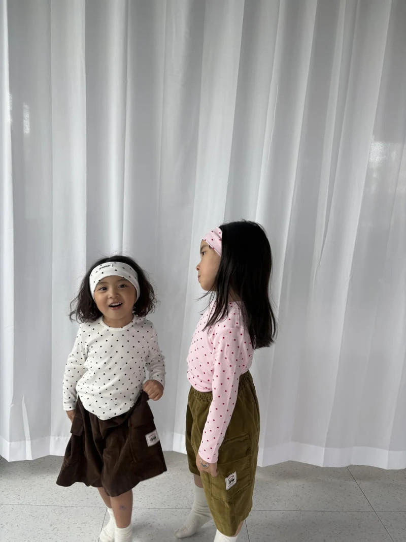 Pepper - Korean Children Fashion - #childofig - Cocoa Ball Corduroy Bermuda Shorts - 7