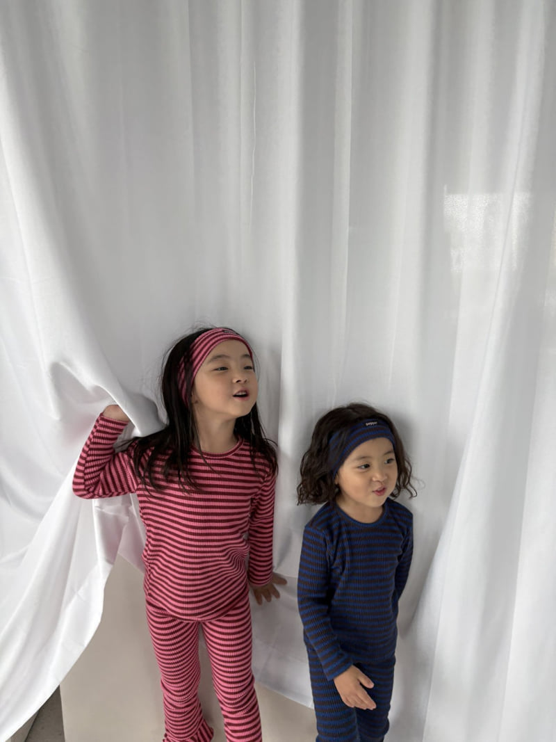Pepper - Korean Children Fashion - #childrensboutique - Pippi Striped Tee - 7