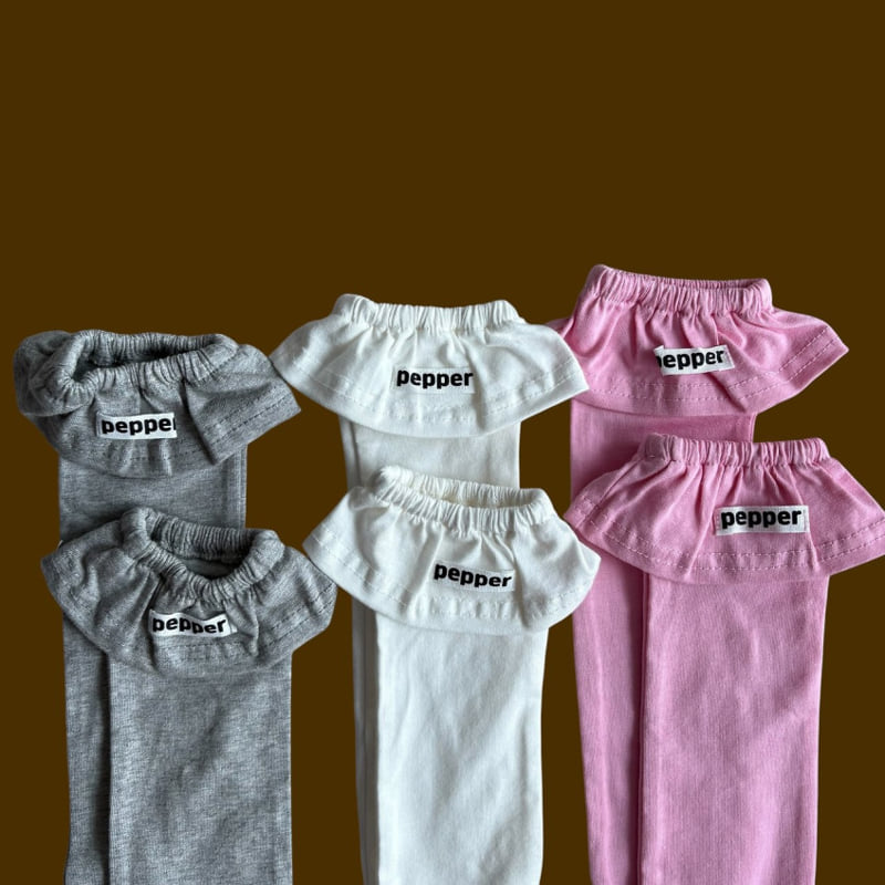 Pepper - Korean Children Fashion - #designkidswear - Frill Knee Socks - 11