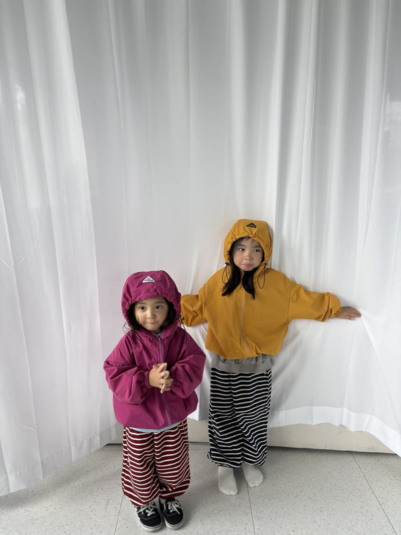 Pepper - Korean Children Fashion - #childrensboutique - Curry Windbreaker - 4
