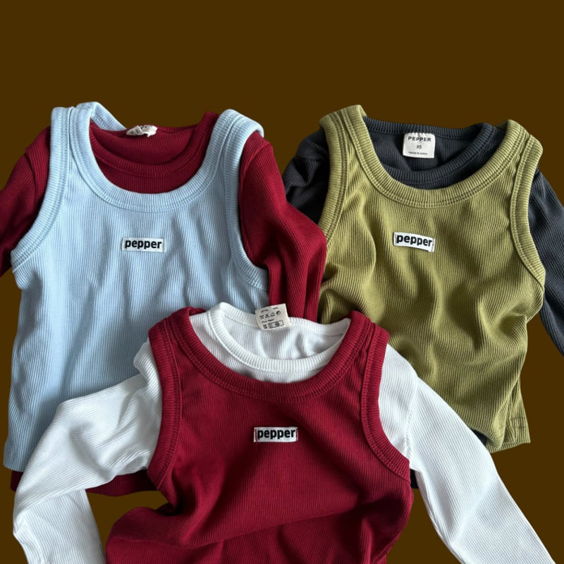 Pepper - Korean Children Fashion - #designkidswear - Ribbed Tee - 11