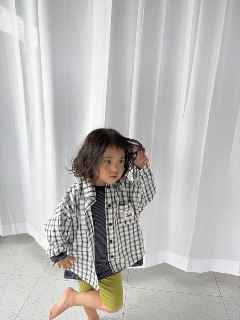 Pepper - Korean Children Fashion - #designkidswear - Cookie Check Shirt - 10
