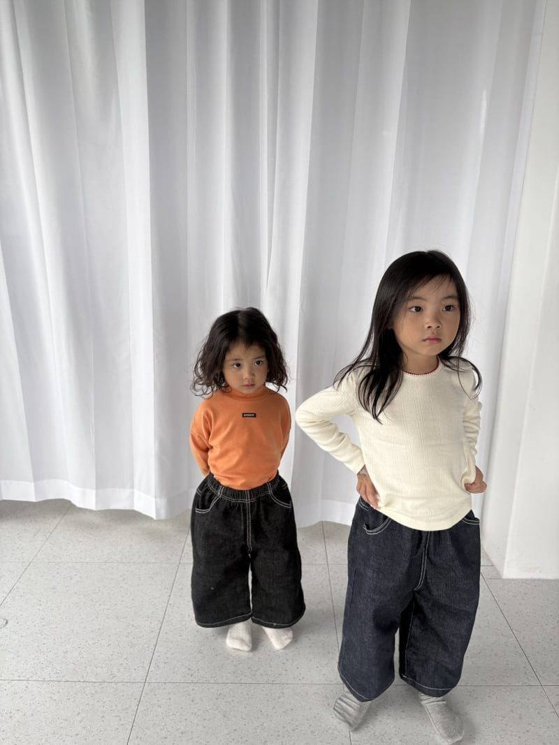 Pepper - Korean Children Fashion - #designkidswear - Non-Fade Denim Pants - 8