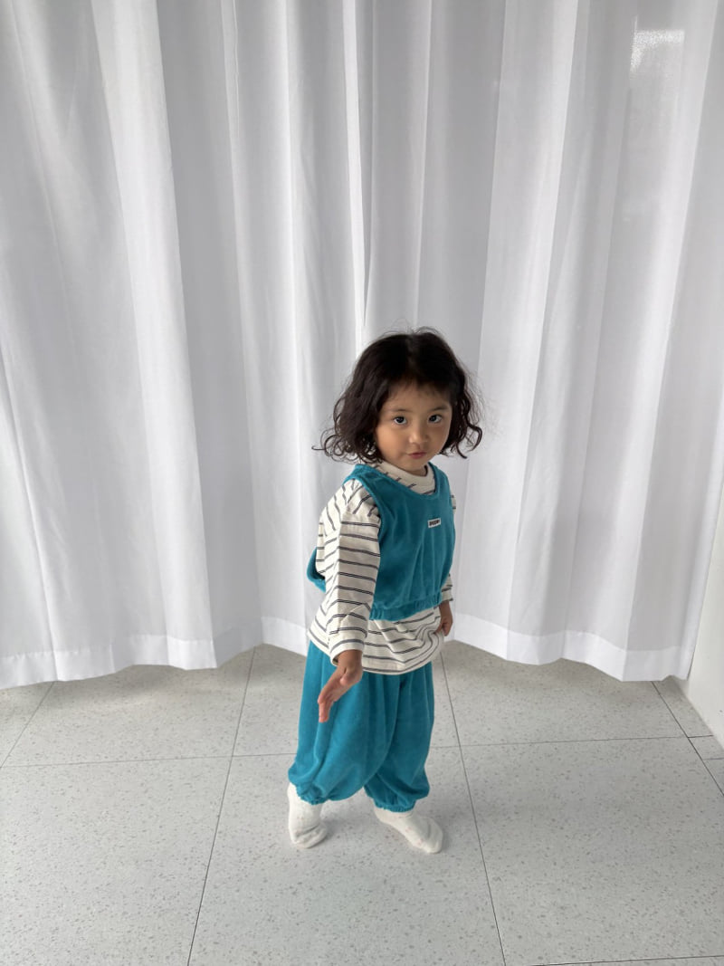 Pepper - Korean Children Fashion - #fashionkids - Terry Jogger Pants - 2