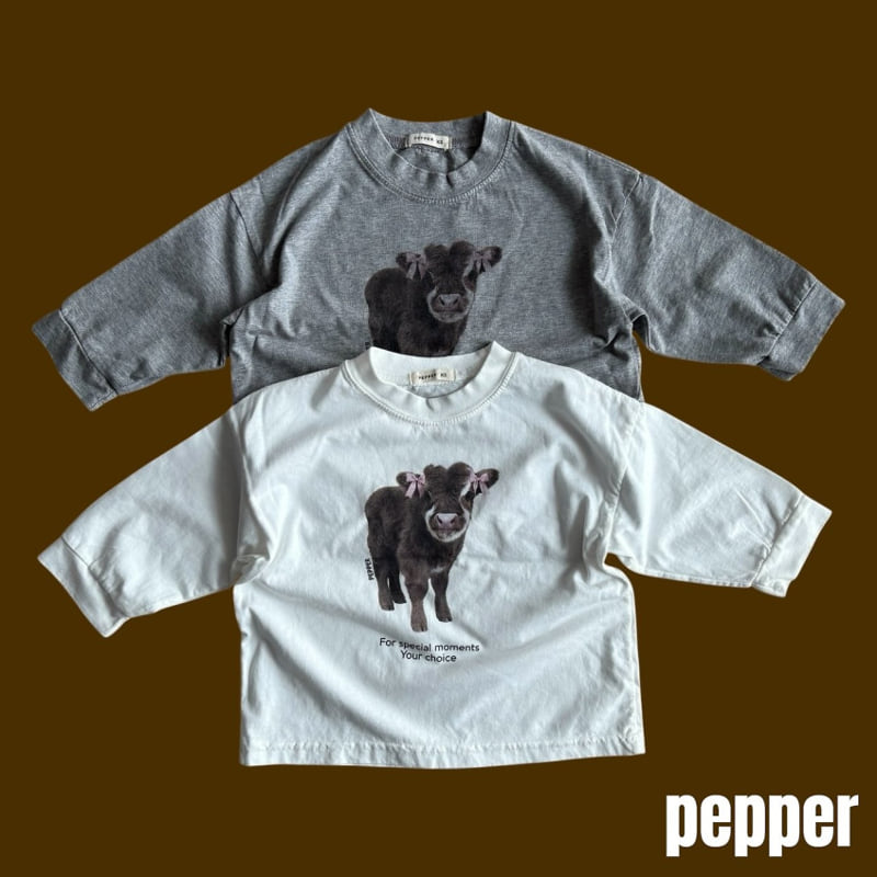 Pepper - Korean Children Fashion - #fashionkids - Calf Tee
