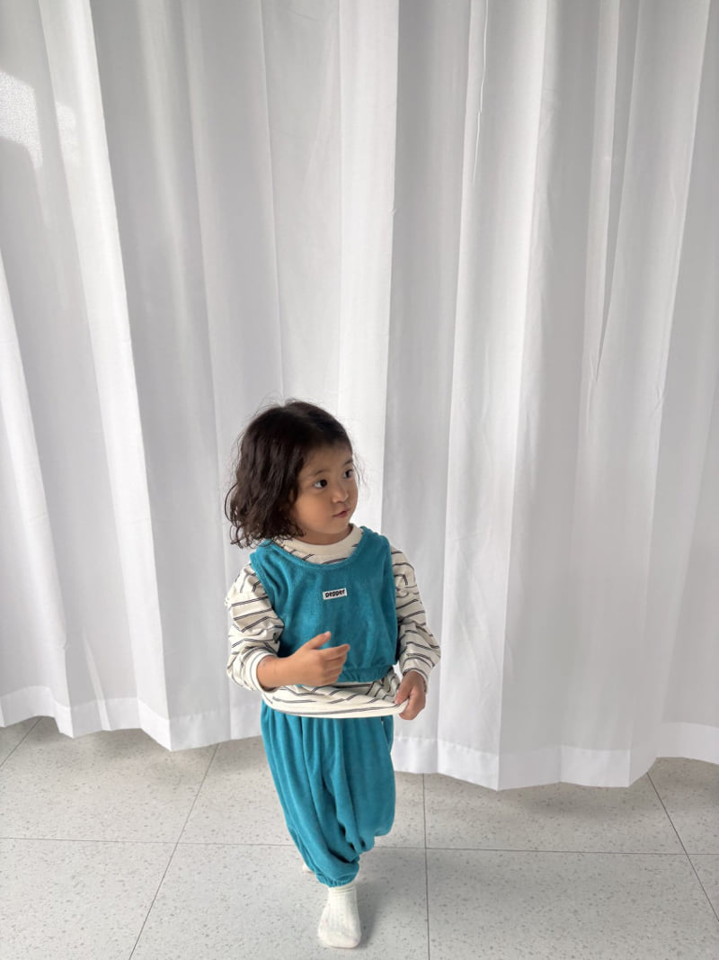 Pepper - Korean Children Fashion - #fashionkids - Terry Vest - 4