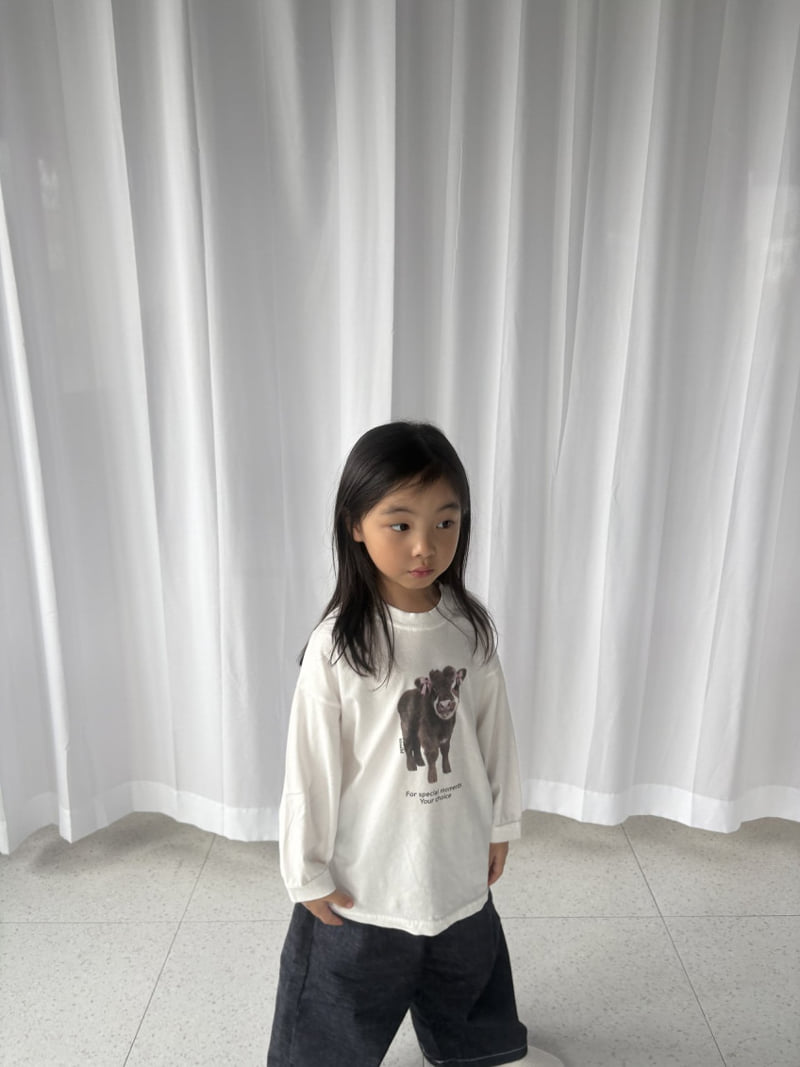 Pepper - Korean Children Fashion - #kidsshorts - Calf Tee - 2