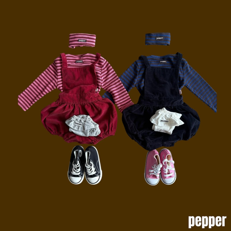 Pepper - Korean Children Fashion - #kidsshorts - Pippi Striped Tee - 11